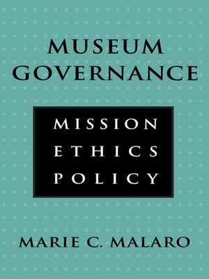 cover image of Museum Governance